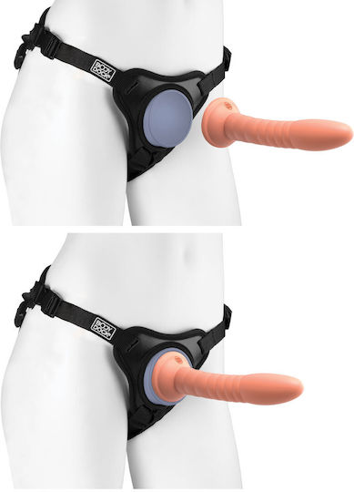 Pipedream Dillio Platinum Body Dock Underwear 17cm in Black Color