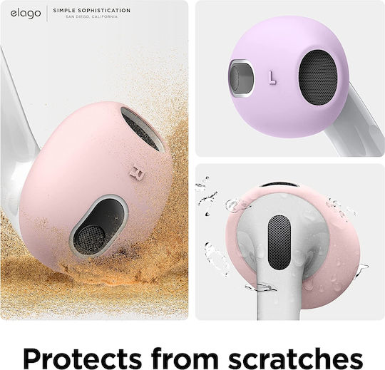 Elago Silicone Covers Lovely Pink / Lavender for Apple AirPods 3