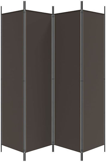 vidaXL Decorativ Paravan Tesatura cu 4 Panouri 200x200cm