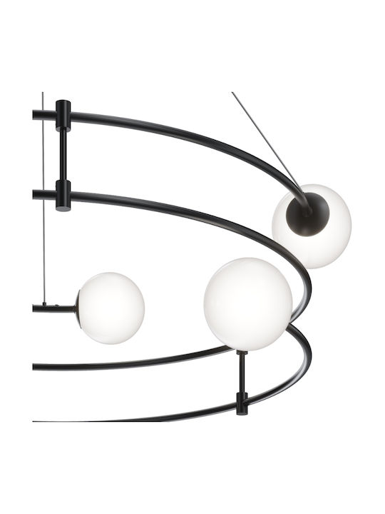 Maytoni Balance Plus Suspendat Candelabru pentru 4 Becuri G9 Negru