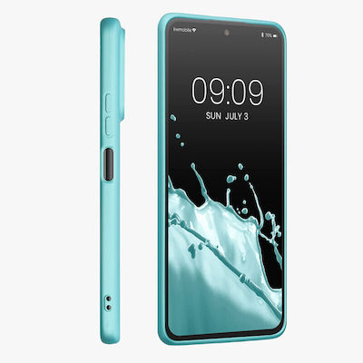 KWmobile Silicone Back Cover Metallic Mint Green (Redmi Note 10 Pro)