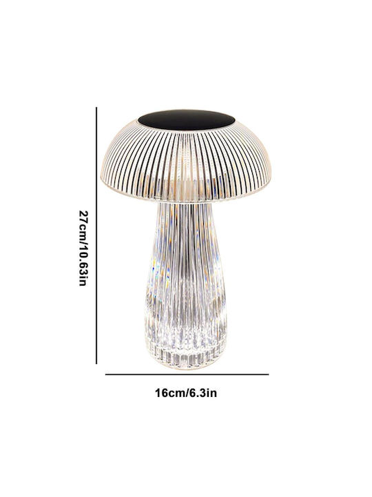 Andowl Διακοσμητικό Φωτιστικό LED RGB Μανιτάρι 16.5εκ.