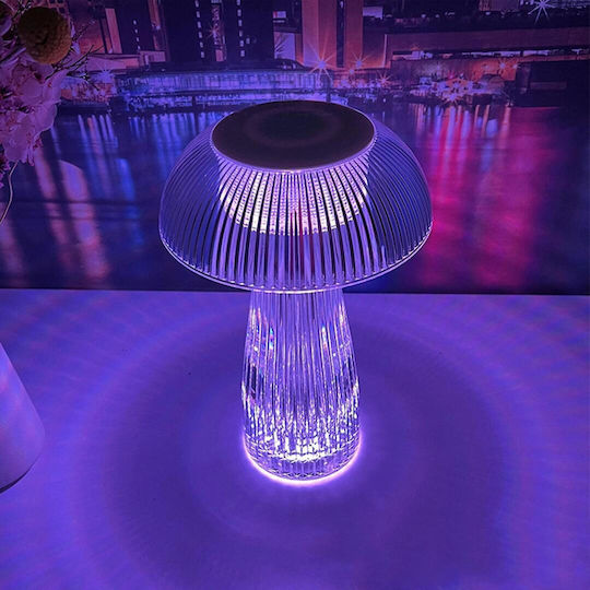 Andowl Διακοσμητικό Φωτιστικό LED RGB Μανιτάρι 16.5εκ.