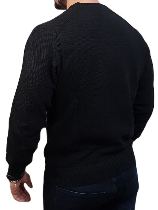 Visconti Herren Langarm-Pullover Schwarz