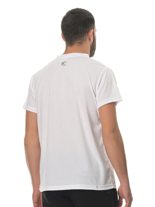 Athlos Sport Men's Short Sleeve T-shirt White