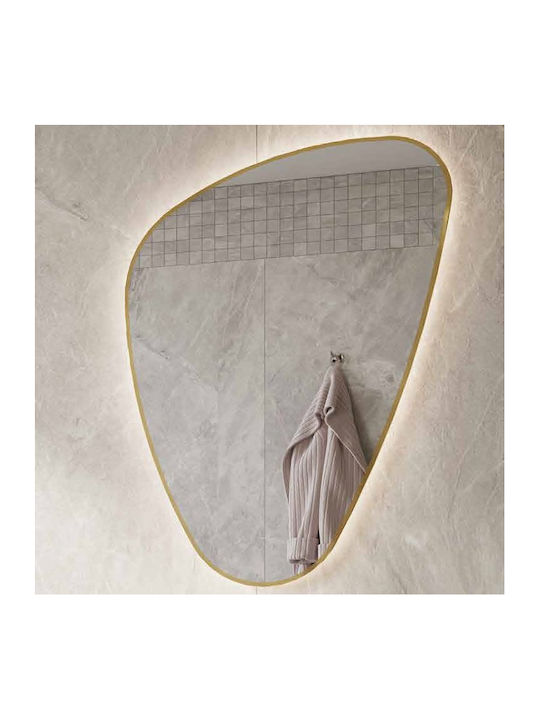 Karag Elena Bathroom Mirror Led 65x100cm Gold