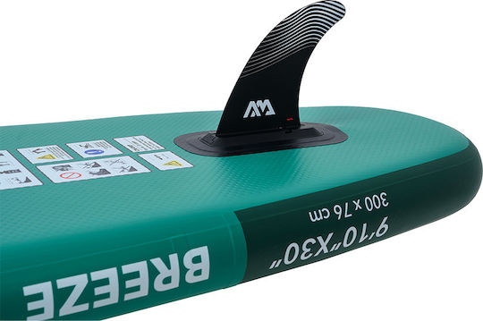 Aqua Marina Breeze Inflatable SUP Board with Length 3m Green