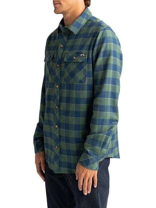 All Day Flannel Μακρυμάνικo Φανελένιο Πουκάμισο Καρό Forest