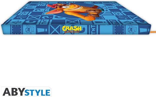 Abysse Crash Bandicoot - Crash & Coco Notebook 180 Sheets A5 Blue