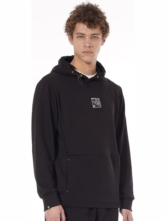 Sweatshirt with Hood Black
