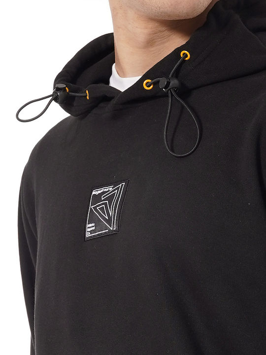 Sweatshirt with Hood Black
