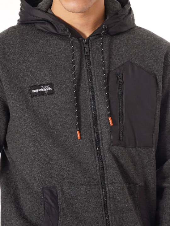 Men's Sweatshirt with Hood Pencil Melange