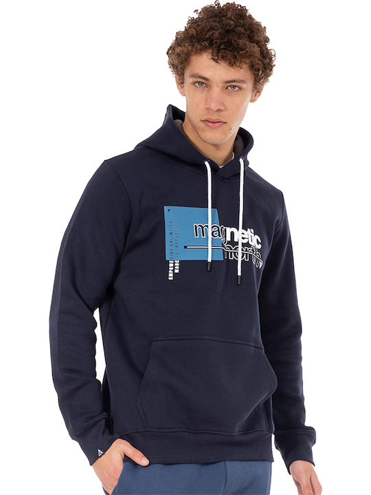 Sweatshirt with Hood Navy Blue