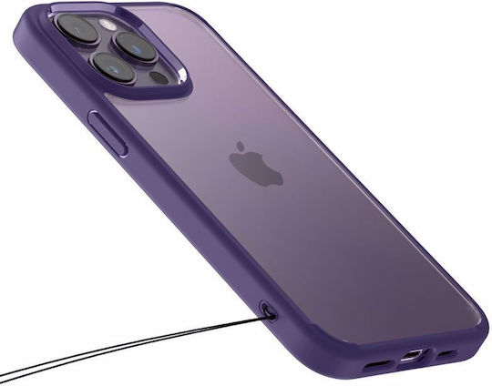 Spigen Ultra Hybrid Задна корица Пластмаса 2мм Deep Purple (iPhone 14 Pro)