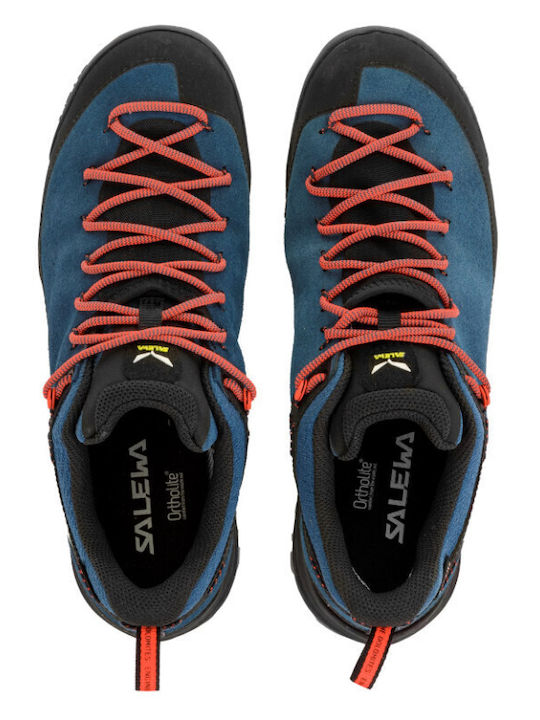 Salewa Wildfire GTX Herren Wanderschuhe Wasserdicht mit Gore-Tex-Membran Blau