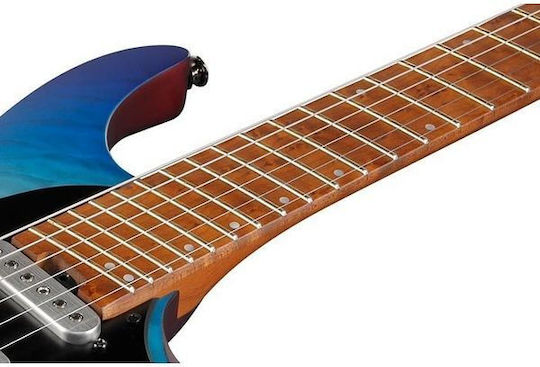 Ibanez QX54QM-BSM Ηλεκτρική Κιθάρα με HSS Διάταξη Μαγνητών Blue Sphere Burst Matte με Θήκη
