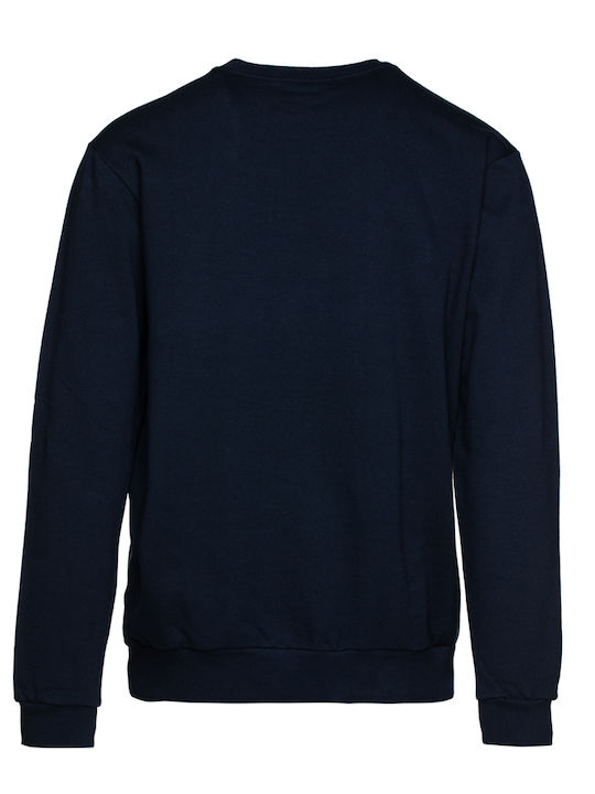 Snta Sweatshirt Sweatshirt with Print Rectangular White-Red - Blue Navy