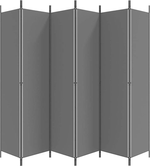 vidaXL Декоративен Текстилен Параван 300x220см