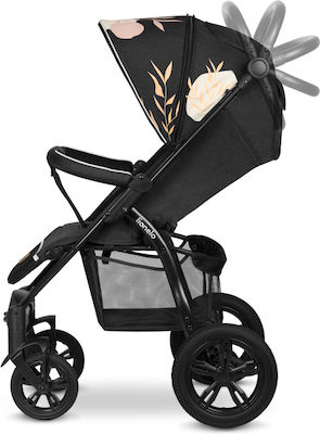 Lionelo Annet Tour Kinderwagen Geeignet für Neugeborene Schwarz 12.5kg