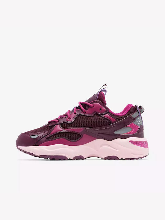 Fila Ray Tracer Apex Chunky Sneakers Burgundy