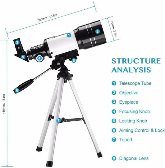 Dioptric Telescop cu reflector
