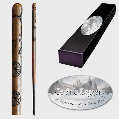 The Noble Collection Harry Potter: Cedric Diggorys Zauberstab (Charakter Edition) Stick Replik Länge 38cm im Maßstab 1:1