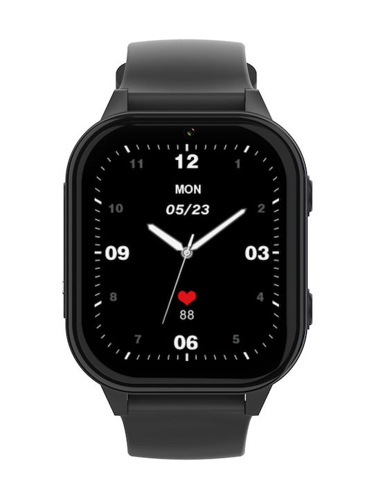 Wonlex Παιδικό Smartwatch KT19 με GPS & Κάμερα Μαύρο