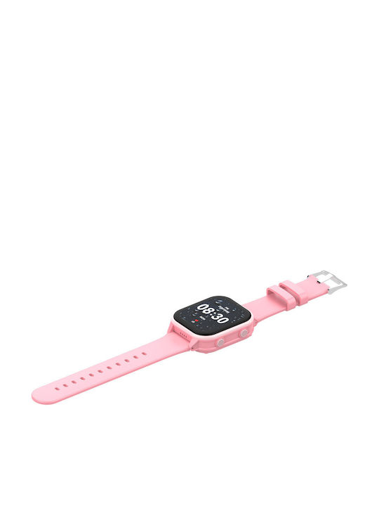 Wonlex Παιδικό Smartwatch KT19 με GPS & Κάμερα Ροζ