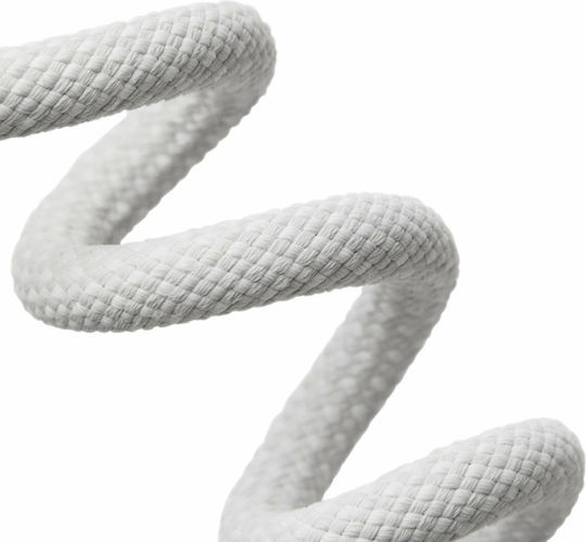 Baseus Dynamic Braided USB 2.0 Cable USB-C Male - USB-A 100W PD White 2m CALD000702