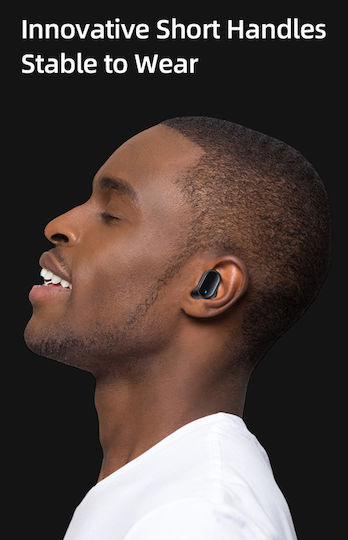 Usams BH11 Earbud Bluetooth Handsfree Căști cu Carcasă de Încărcare Roșu