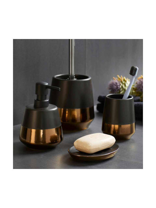 Wenko Brandol Dispenser Κεραμικό Μαύρο 250ml