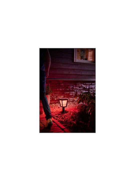 Philips Waca Φωτιστικό Φαναράκι LED Εξωτερικού Χώρου 15W RGBW IP44 Μαύρο