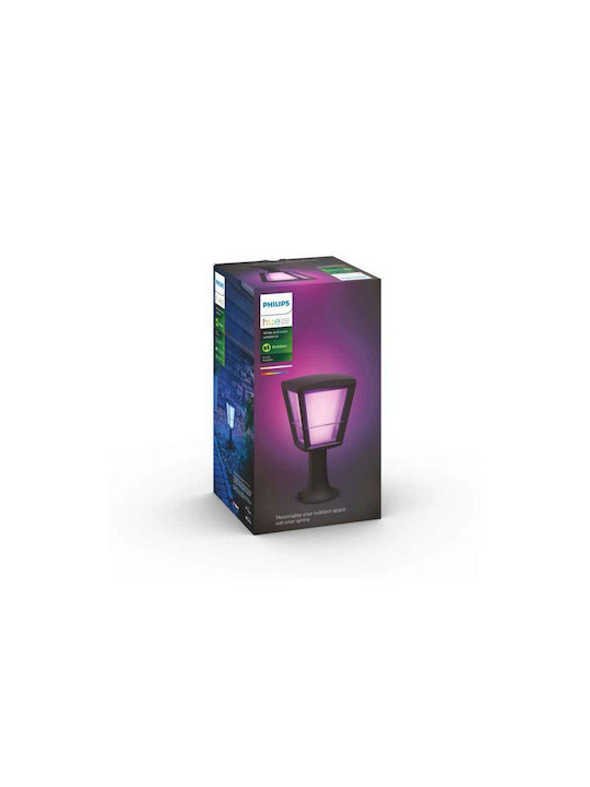 Philips Waca Φωτιστικό Φαναράκι LED Εξωτερικού Χώρου 15W RGBW IP44 Μαύρο