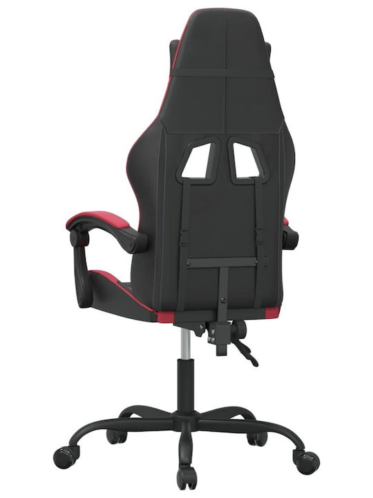 vidaXL 3143873 Καρέκλα Gaming Δερματίνης Μαύρο/Μπορντό