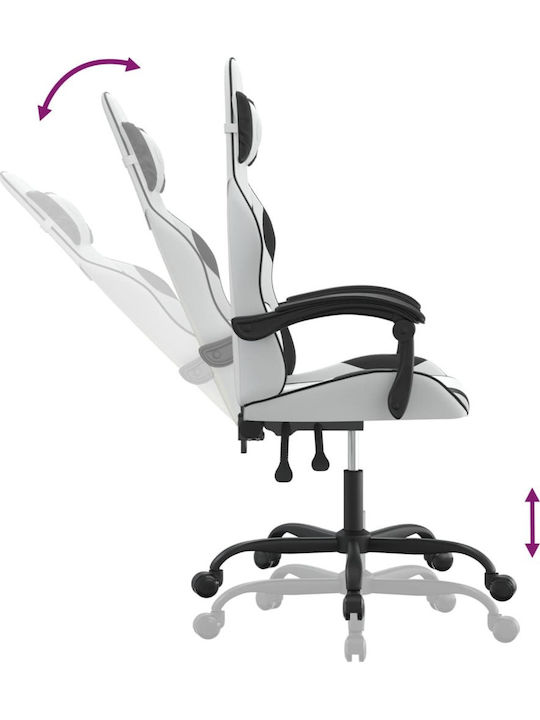 vidaXL 3143876 Gaming Stuhl Weiß