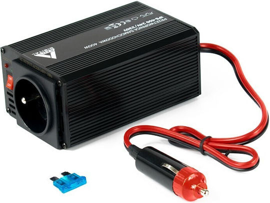 Azo Digital Car Inverter 400W to Converter 24V DC in 230V AC with 1xUSB