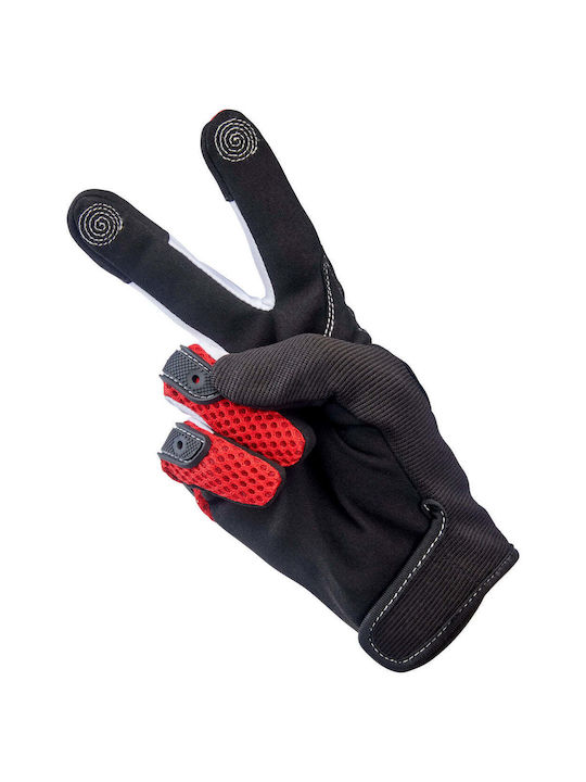 Biltwell Anza Herren Motorradhandschuhe 4 Jahreszeiten Red