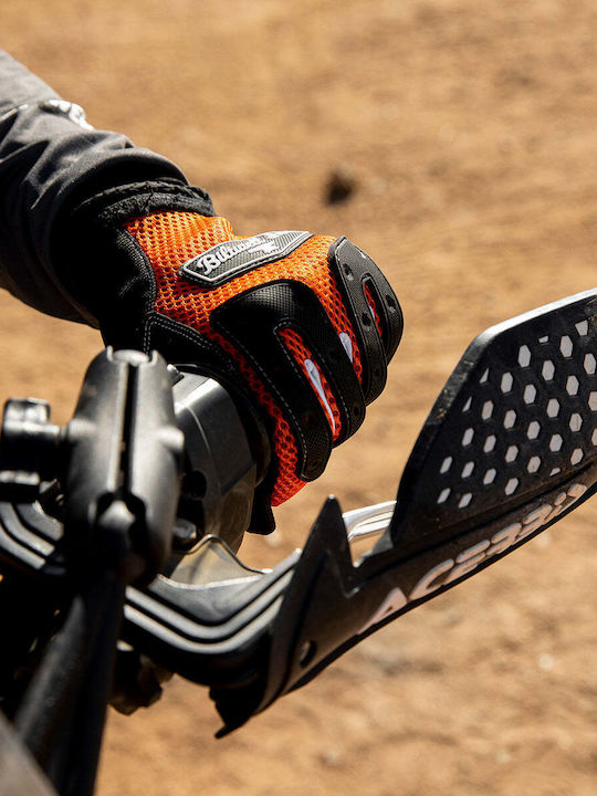 Biltwell Anza Men's Motorcycle Gloves All Seasons Orange