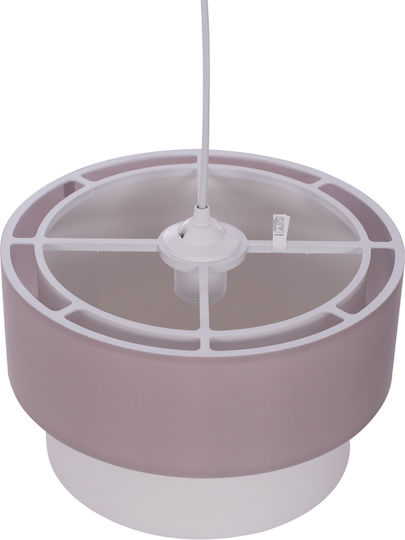 HomeMarkt Adjustable Pendant Light Beige with Socket E27 30cm