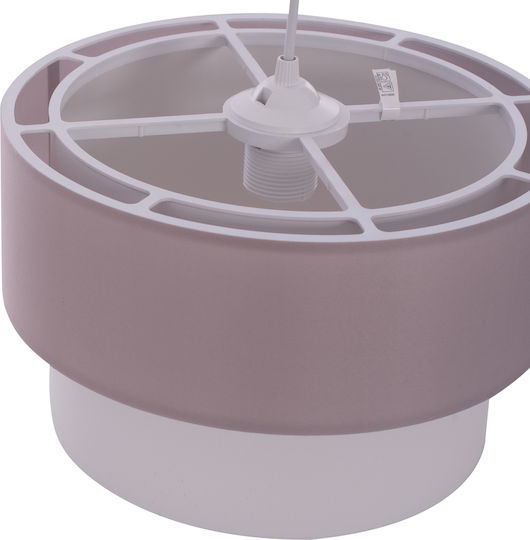 HomeMarkt Adjustable Pendant Light Beige with Socket E27 30cm
