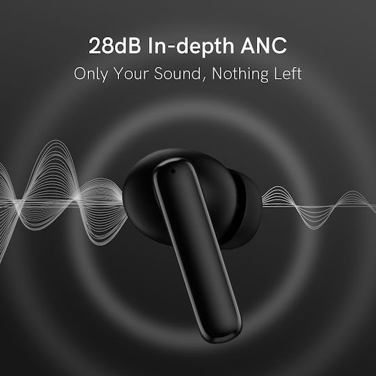 QCY T13 ANC In-ear Bluetooth Handsfree Earphones with Sweat Resistance and Charging Case White