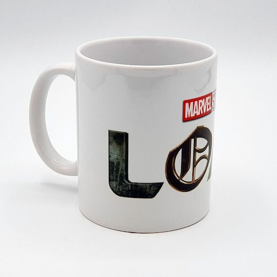 Semic Loki Logo Κούπα Κεραμική Λευκή 300ml Semic Loki Logo Κούπα Κεραμική Λευκή 300ml