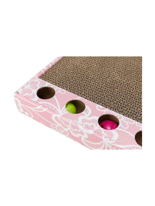 Trixie Cardboard Scratching Post Posts Pink 48x25x5cm
