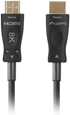 Lanberg HDMI 2.1 Cablu HDMI de sex masculin - HDMI de sex masculin 30m Negru