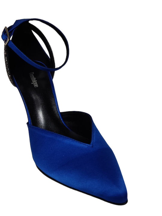 SATIN-PUMPS 81187/2 ALESSANDRA PAGGIOTI BLAU