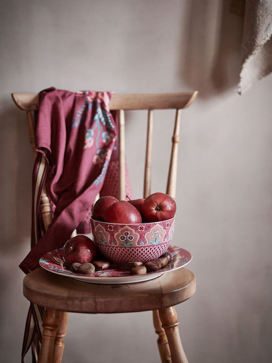 PiP Studio Flower Festival Ποδιά Κουζίνας Dark Pink 88x85cm 51.030.024