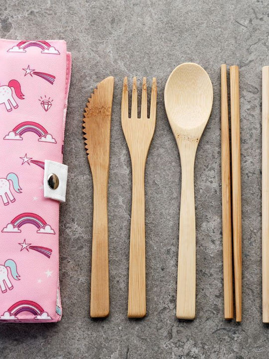 Puckator Unicorn Besteckset Beige 7Stück