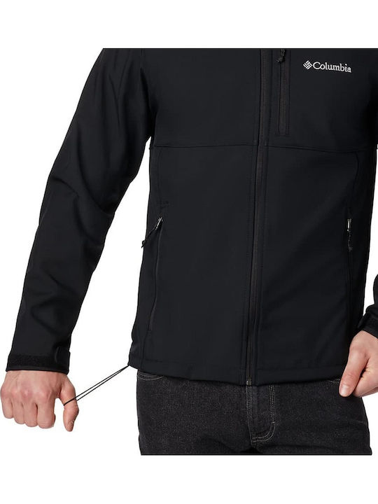 Ascender Winter Jacke Softshell Wasserdicht und Winddicht Schwarz