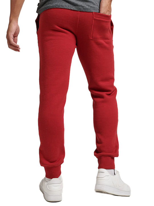 Sweatpants with Elastic Red
