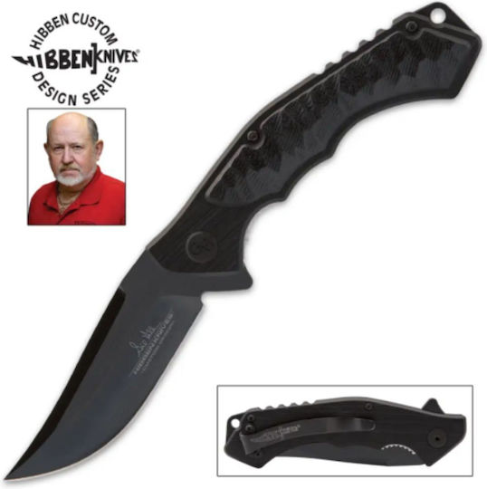 United Cutlery Gil Hibben Black Whirlwind Pocket Knife Black